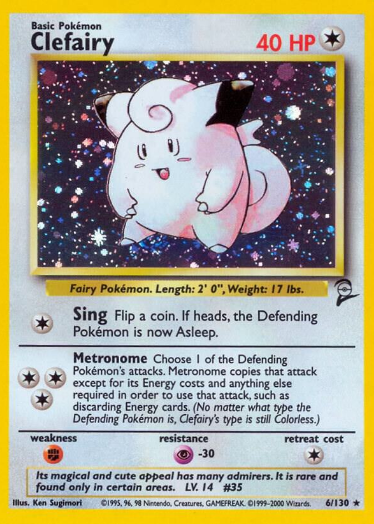 Clefairy - Base Set 2 (BS2) SWIRL – The PokeVibe