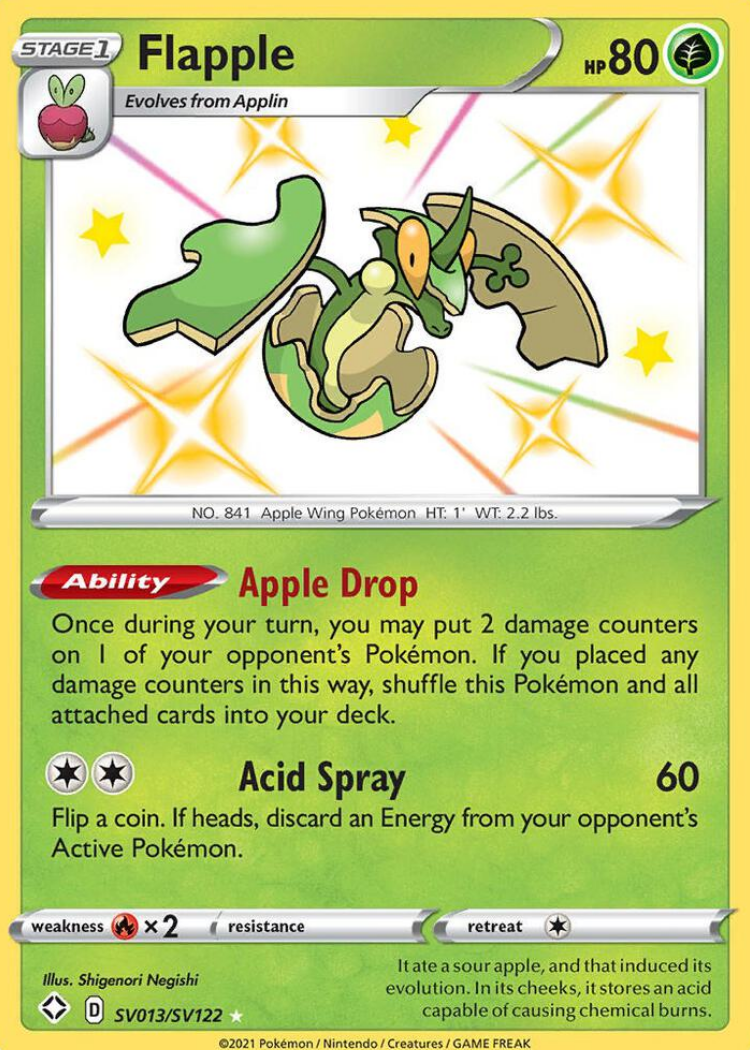 Flapple - Shining Fates: Shiny Vault (SHFSV)