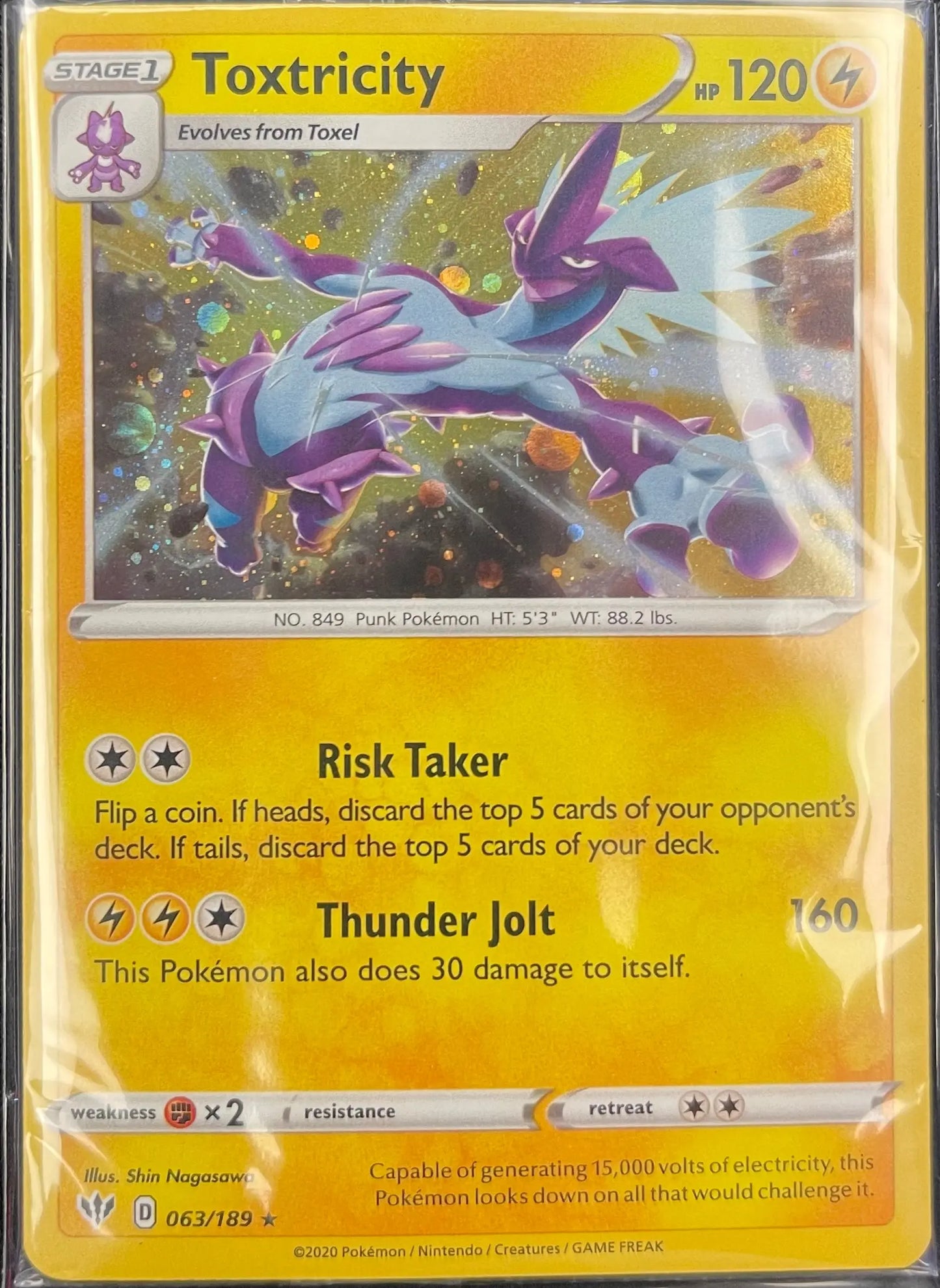Toxtricity 063/189: Knockout Box Promo Sealed ThePokeVibe