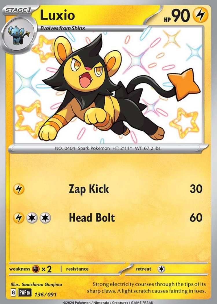 Luxio - SV: Paldean Fates (PAF)