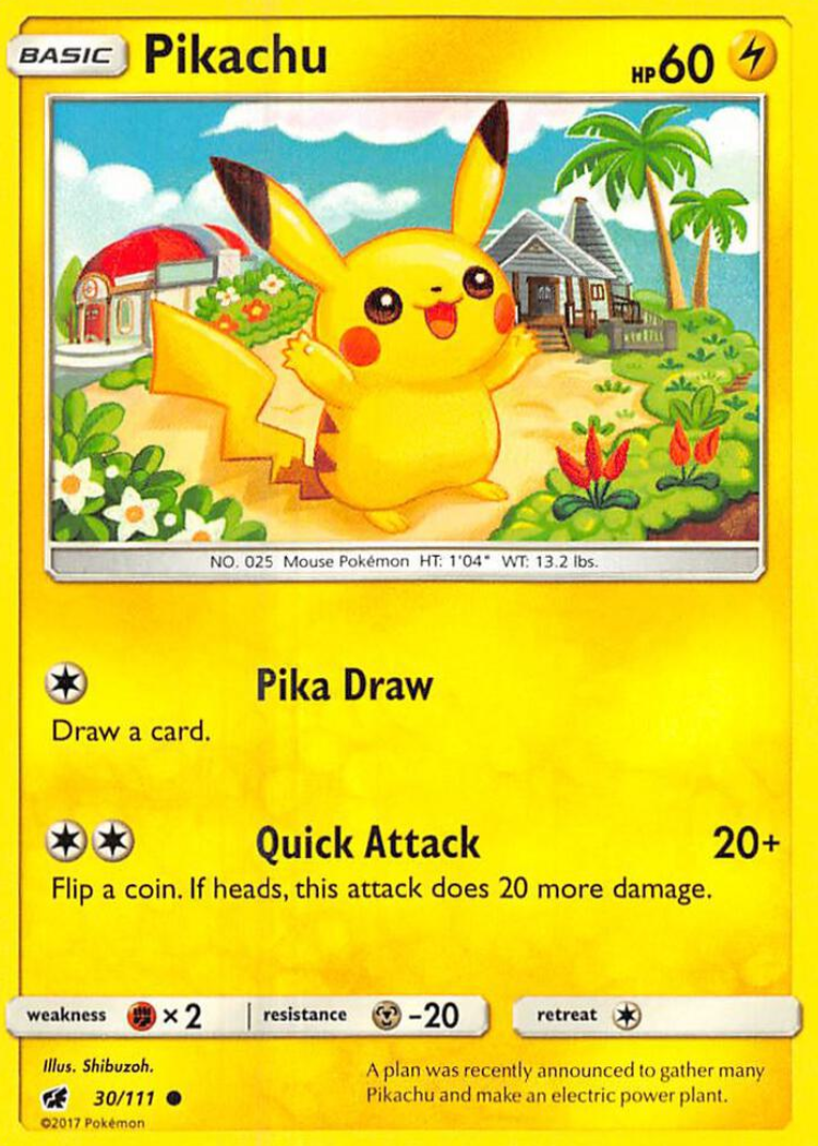 Pikachu - SM - Crimson Invasion (SM04) - Non-Holo