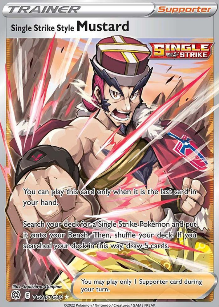 Single Strike Style Mustard - SWSH09: Brilliant Stars Trainer Gallery (SWSH09:TG)