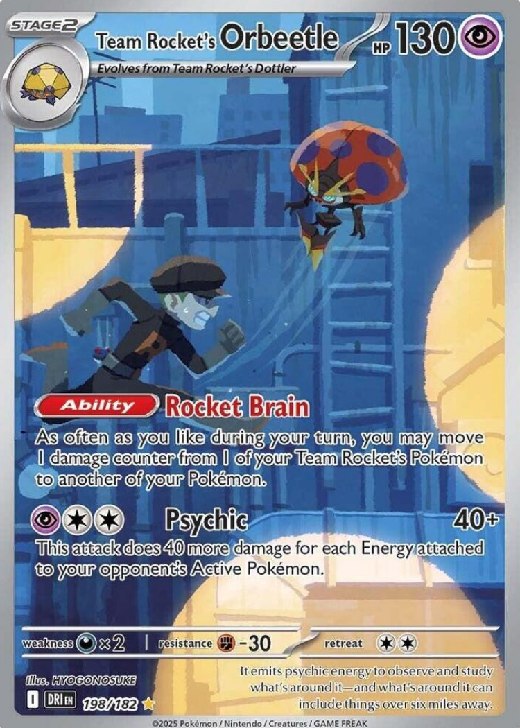 Team Rocket's Orbeetle - 198/182 - SV10: Destined Rivals (DRI)