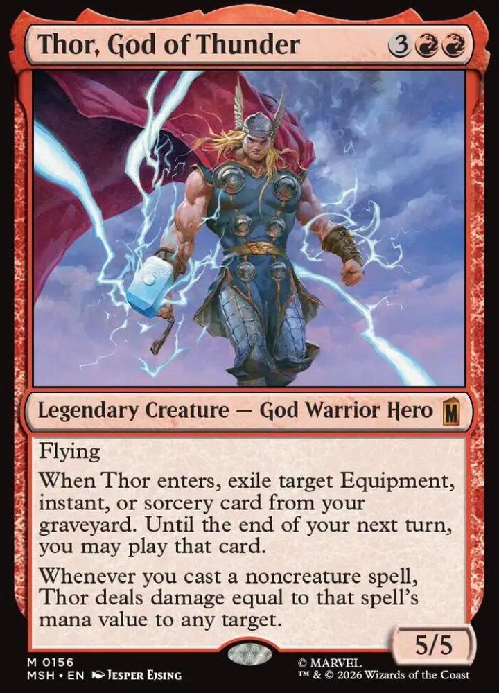 Thor, God of Thunder - Marvel Super Heroes (MSH)