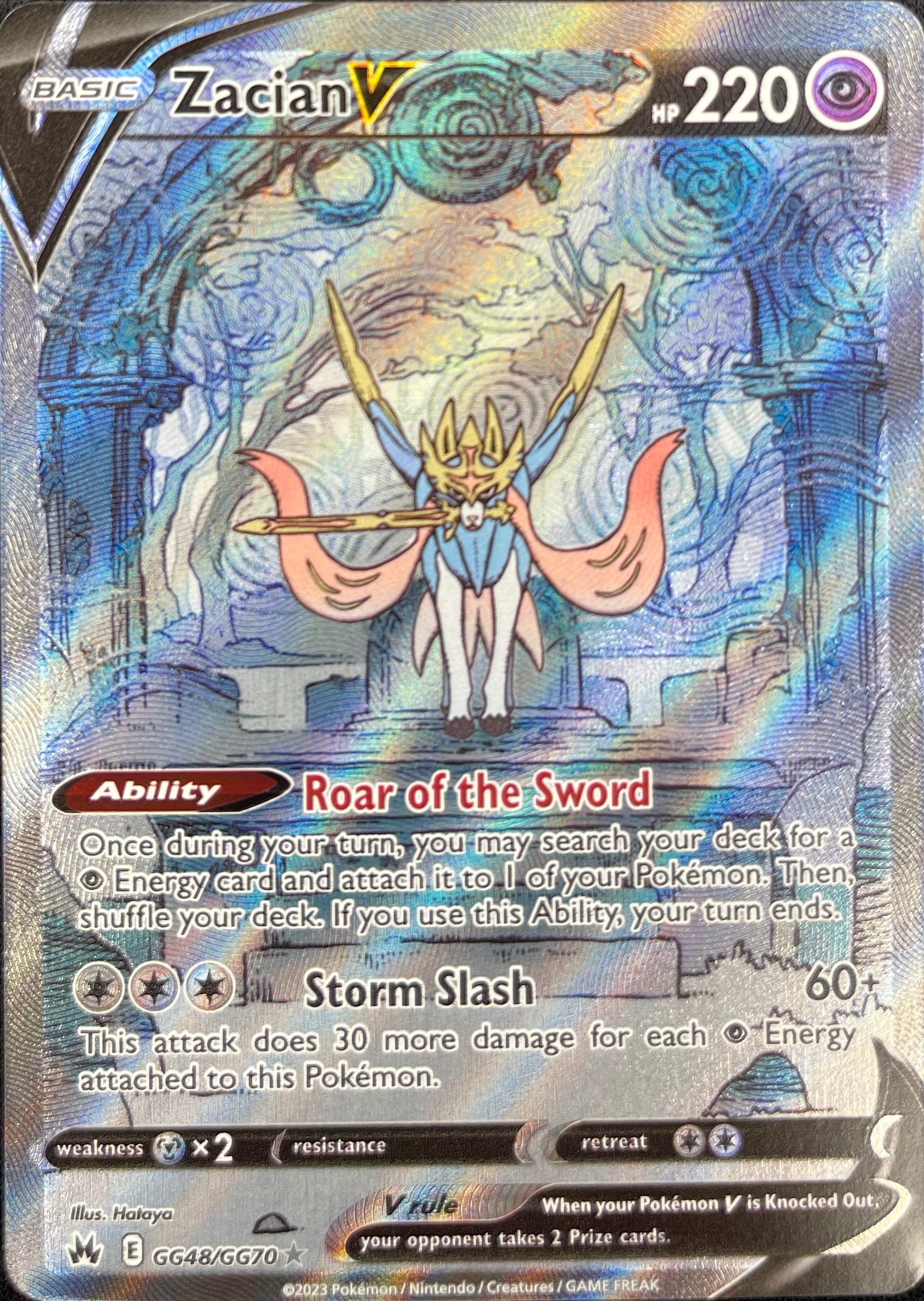 Zacian V GG48/GG70: Crown Zenith