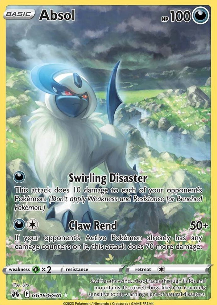 Absol - SWSH: Crown Zenith: Galarian Gallery (CRZ:GG)