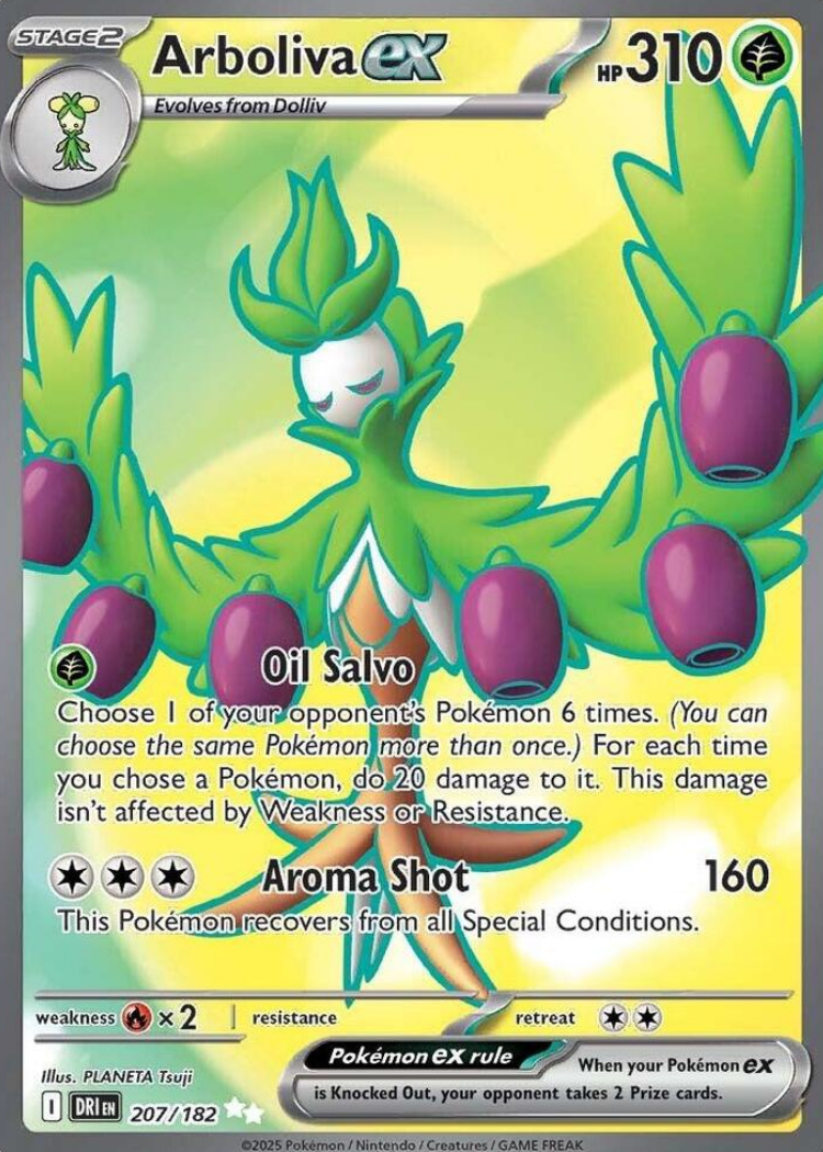 Arboliva ex - 207/182 - SV10: Destined Rivals (DRI)