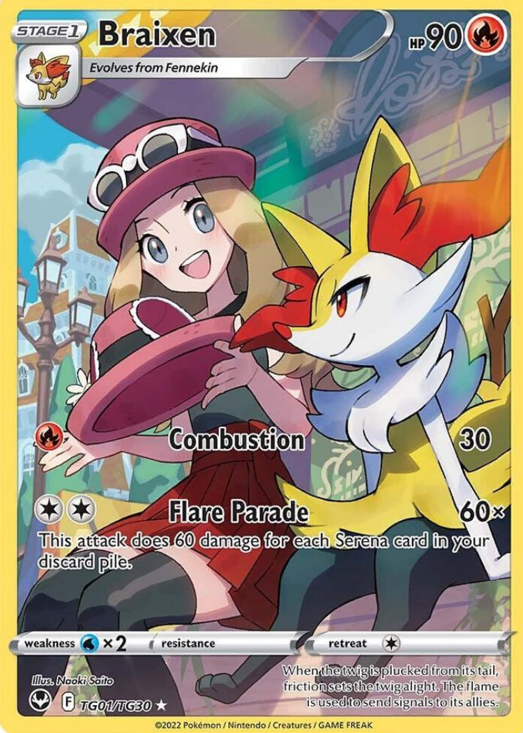 Braixen - SWSH12: Silver Tempest Trainer Gallery (SWSH12: TG)