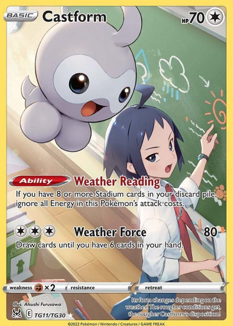 Castform - SWSH11: Lost Origin Trainer Gallery (SWSH11: TG)