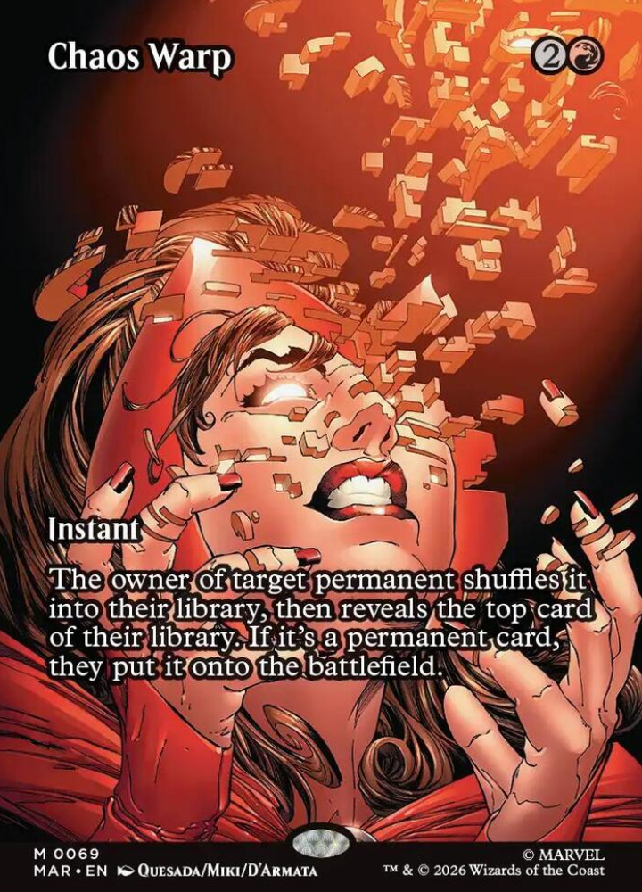 Chaos Warp (Borderless) - Marvel Universe Eternal-Legal (MAR)