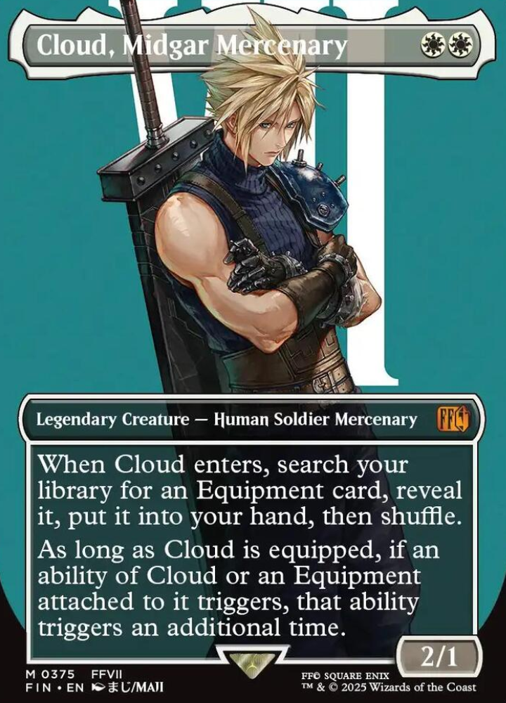 Cloud, Midgar Mercenary (Borderless) - FINAL FANTASY (FIN)