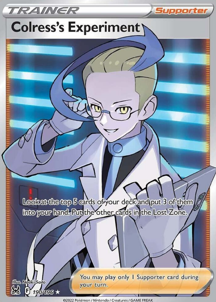 Colress's Experiment (Full Art) - SWSH11: Lost Origin (SWSH11)