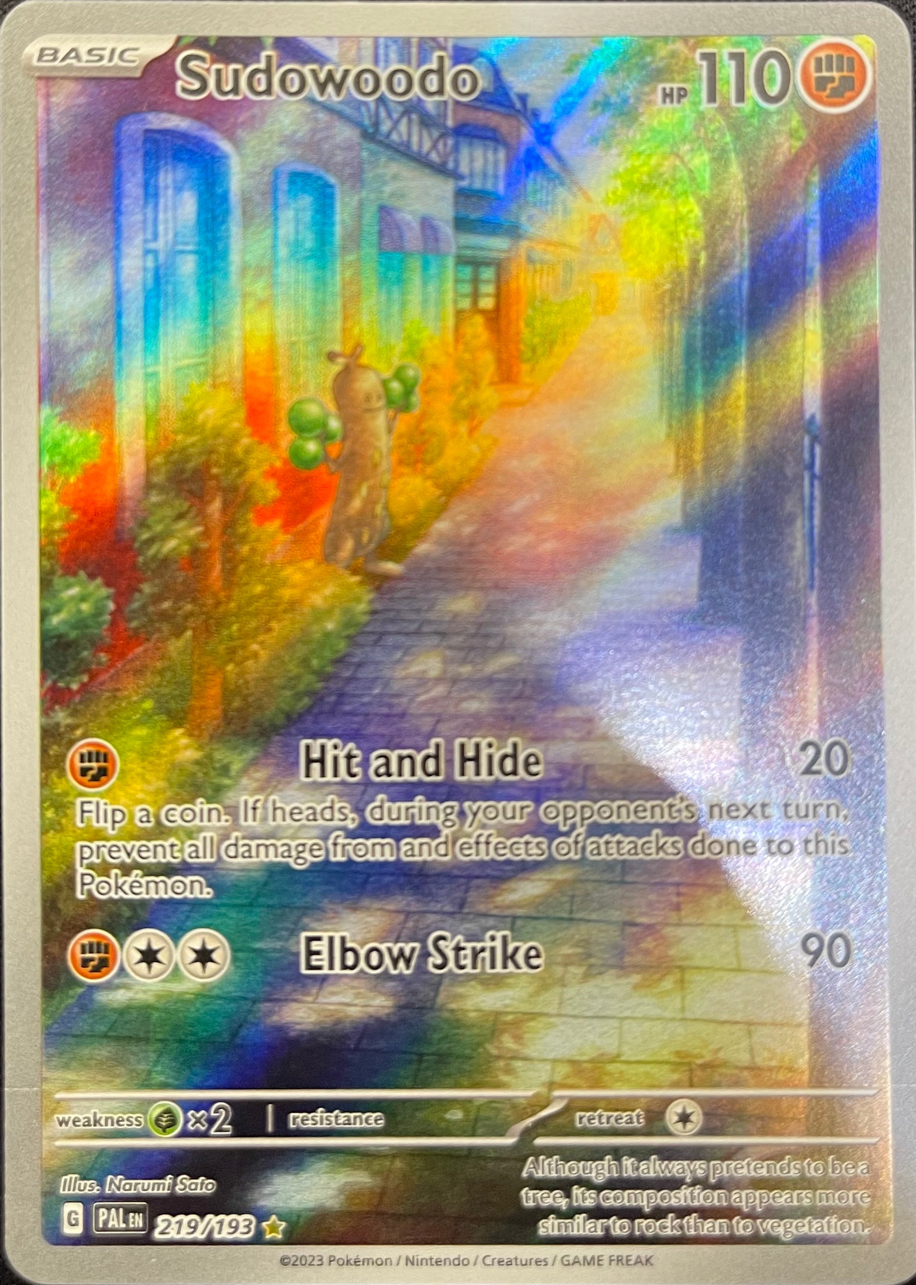 Sudowoodo 219/193: Paldea Evolved
