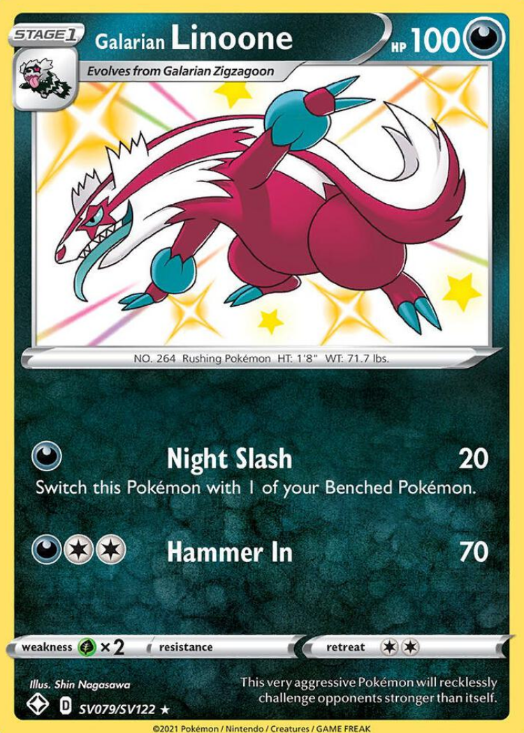 Galarian Linoone - Shining Fates: Shiny Vault (SHFSV)