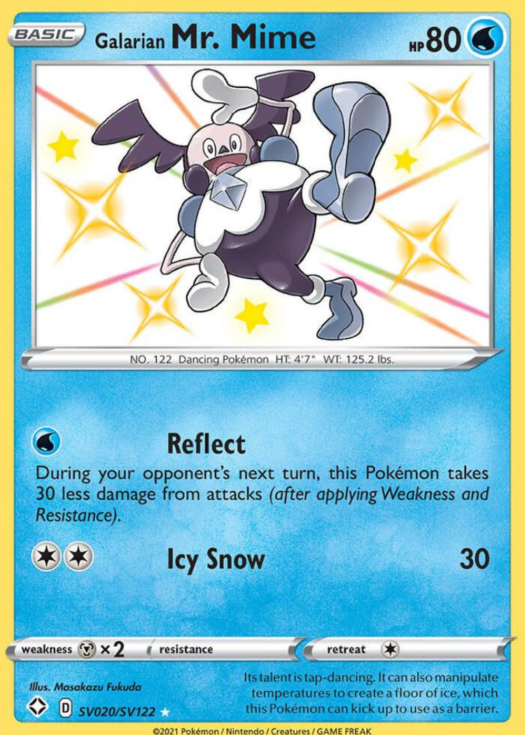 Galarian Mr. Mime - Shining Fates: Shiny Vault (SHFSV)