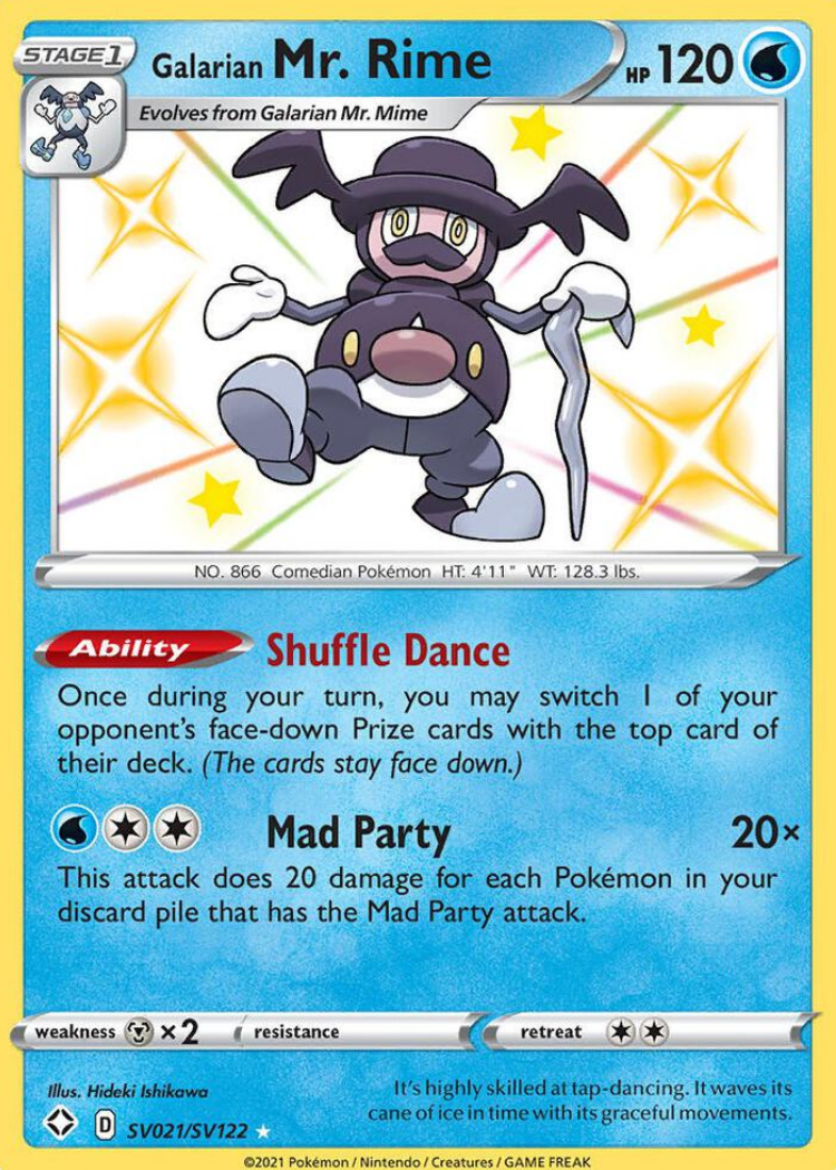 Galarian Mr. Rime - Shining Fates: Shiny Vault (SHFSV)