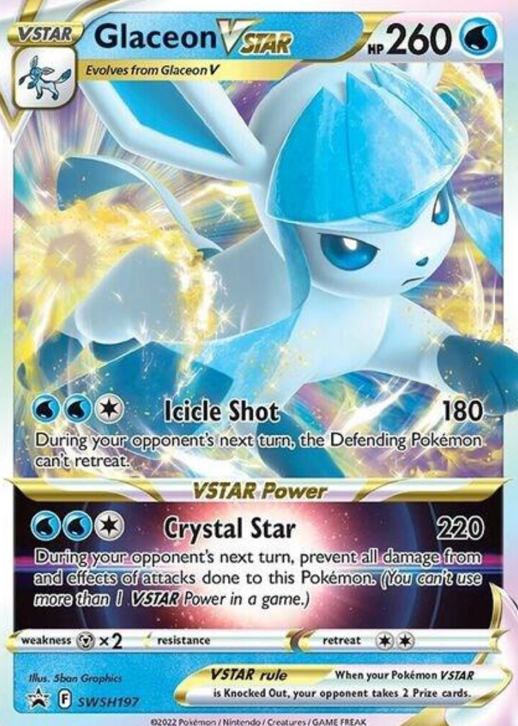 Glaceon VSTAR - SWSH197 - SWSH: Sword & Shield Promo Cards (SWSD)