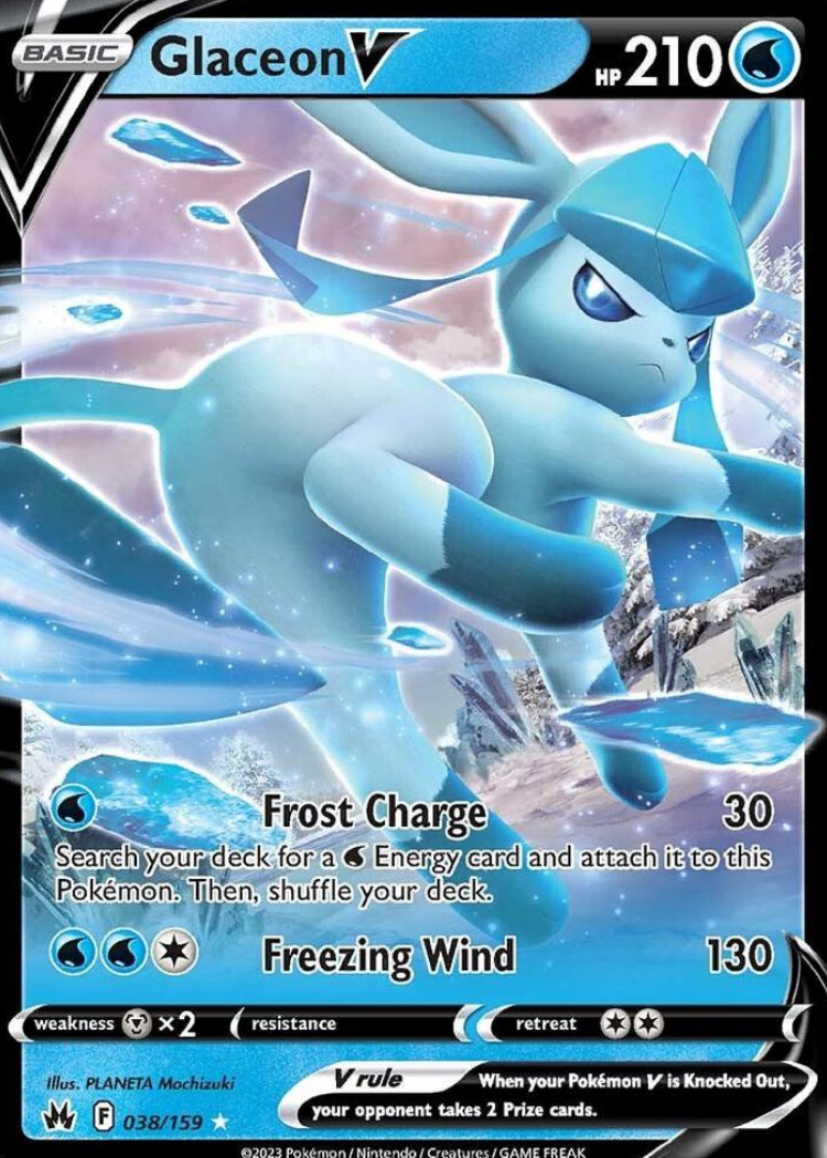 Glaceon V - SWSH: Crown Zenith (CRZ)