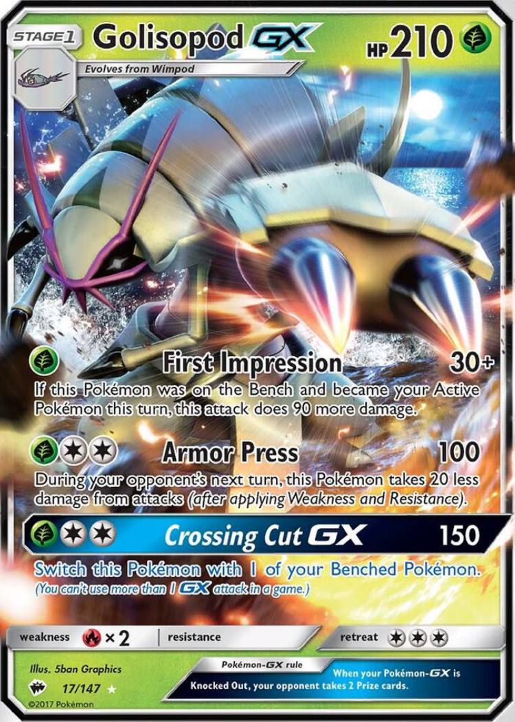 Golisopod GX - SM - Burning Shadows (SM03)