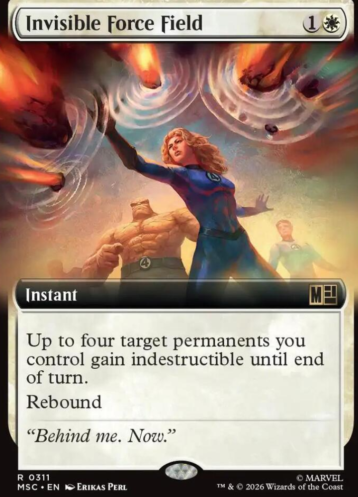 Invisible Force Field (Extended Art) - Commander: Marvel Super Heroes (MSC)
