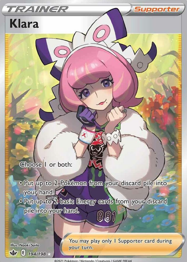 Klara (Full Art) - SWSH06: Chilling Reign (SWSH06)
