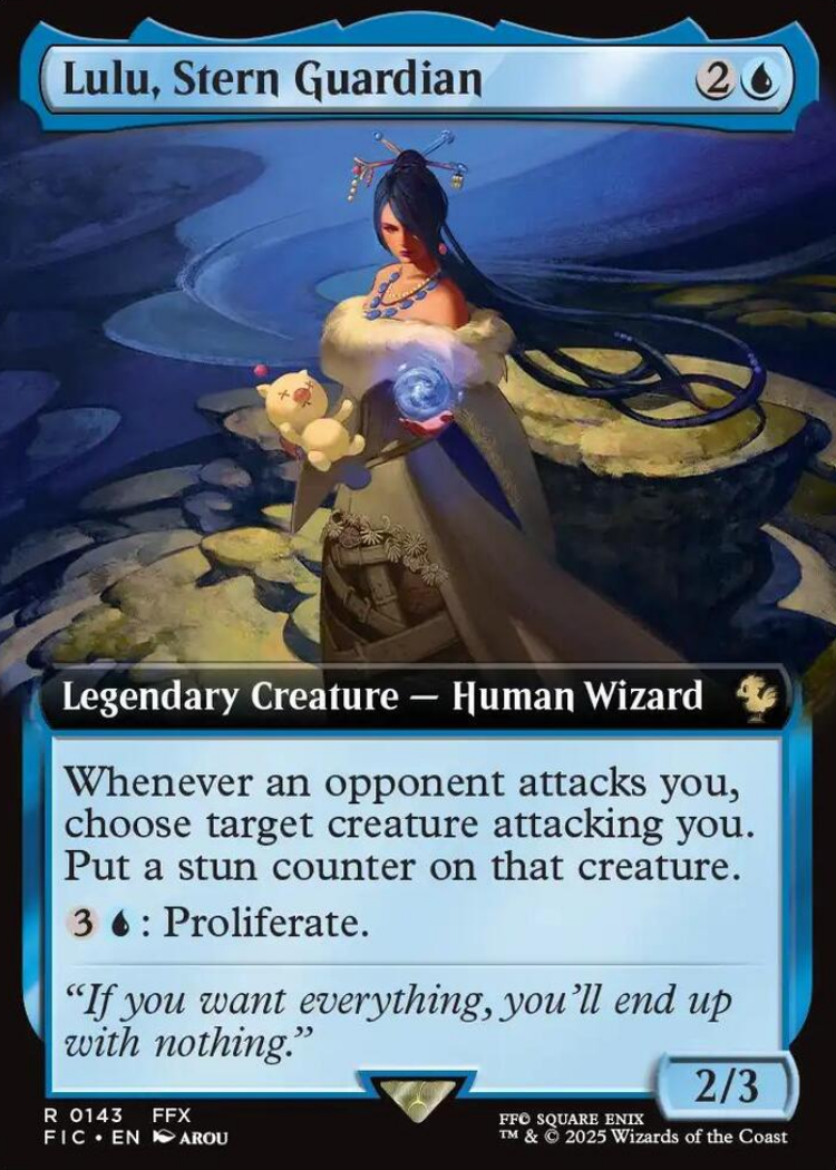 Lulu, Stern Guardian (Extended Art) - Commander: FINAL FANTASY (FIC)