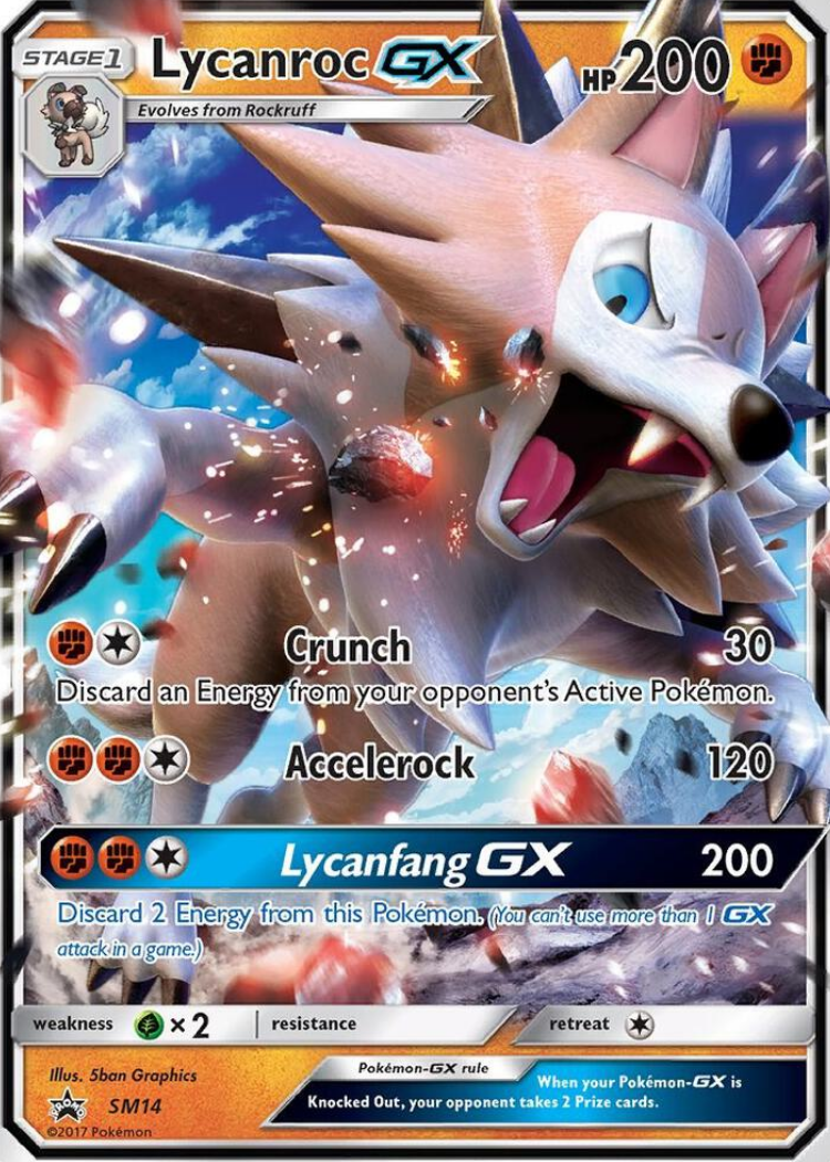 Lycanroc GX - SM14 - SM Promos (SMP) LP