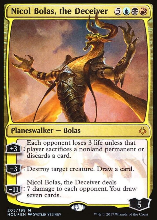 Nicol Bolas, the Deceiver - Hour of Devastation (HOU)