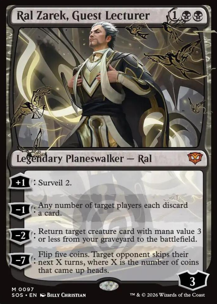 Ral Zarek, Guest Lecturer - Secrets of Strixhaven (SOS)