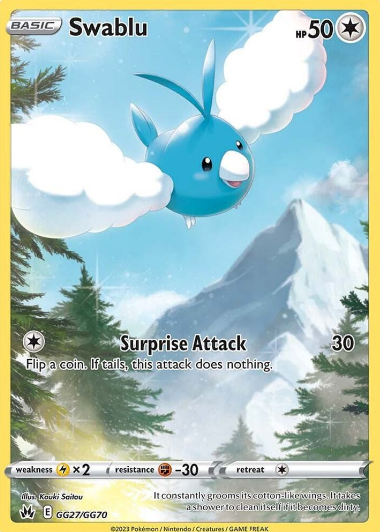 Swablu - SWSH: Crown Zenith: Galarian Gallery (CRZ:GG)