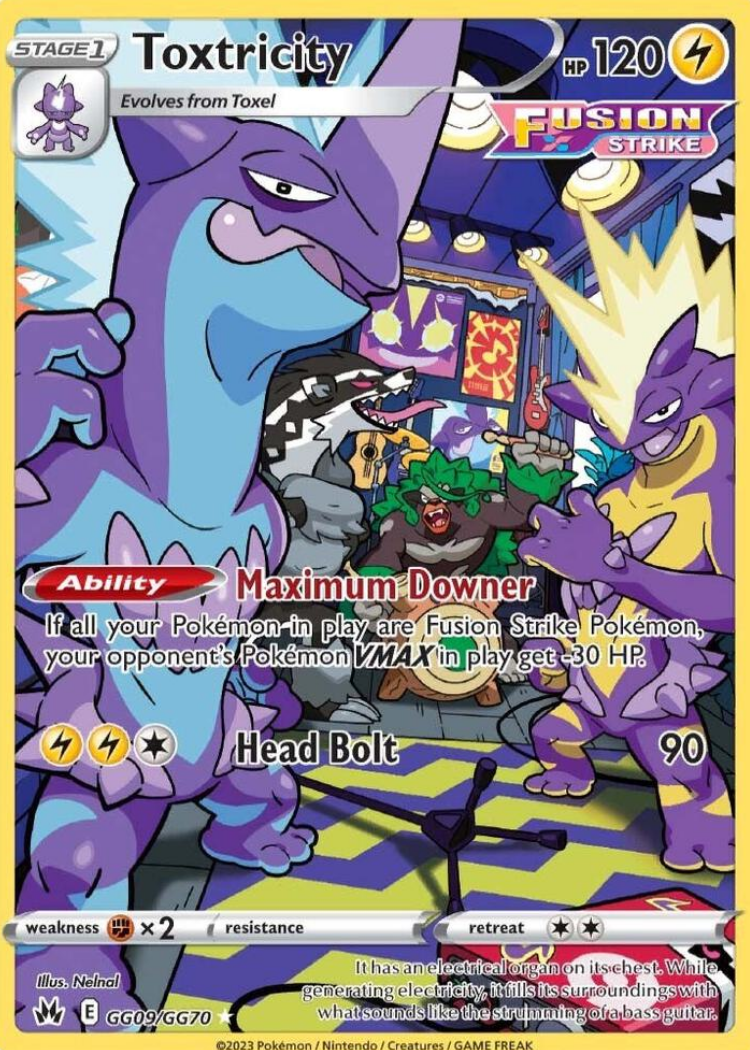 Toxtricity - SWSH: Crown Zenith: Galarian Gallery (CRZ:GG)