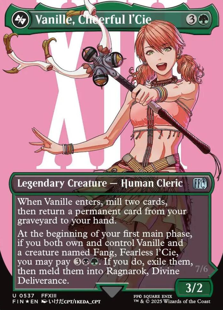 Vanille, Cheerful l'Cie (Borderless) (Surge Foil) - FINAL FANTASY (FIN)