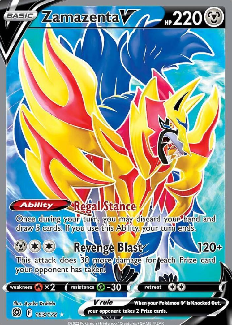 Zamazenta V (Full Art) - SWSH09: Brilliant Stars (SWSH09)