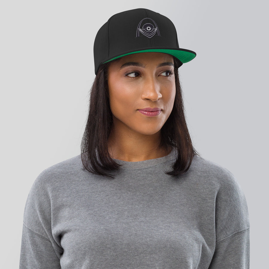 Ebony Logo Snapback Hat